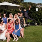 wedding photobomb!
