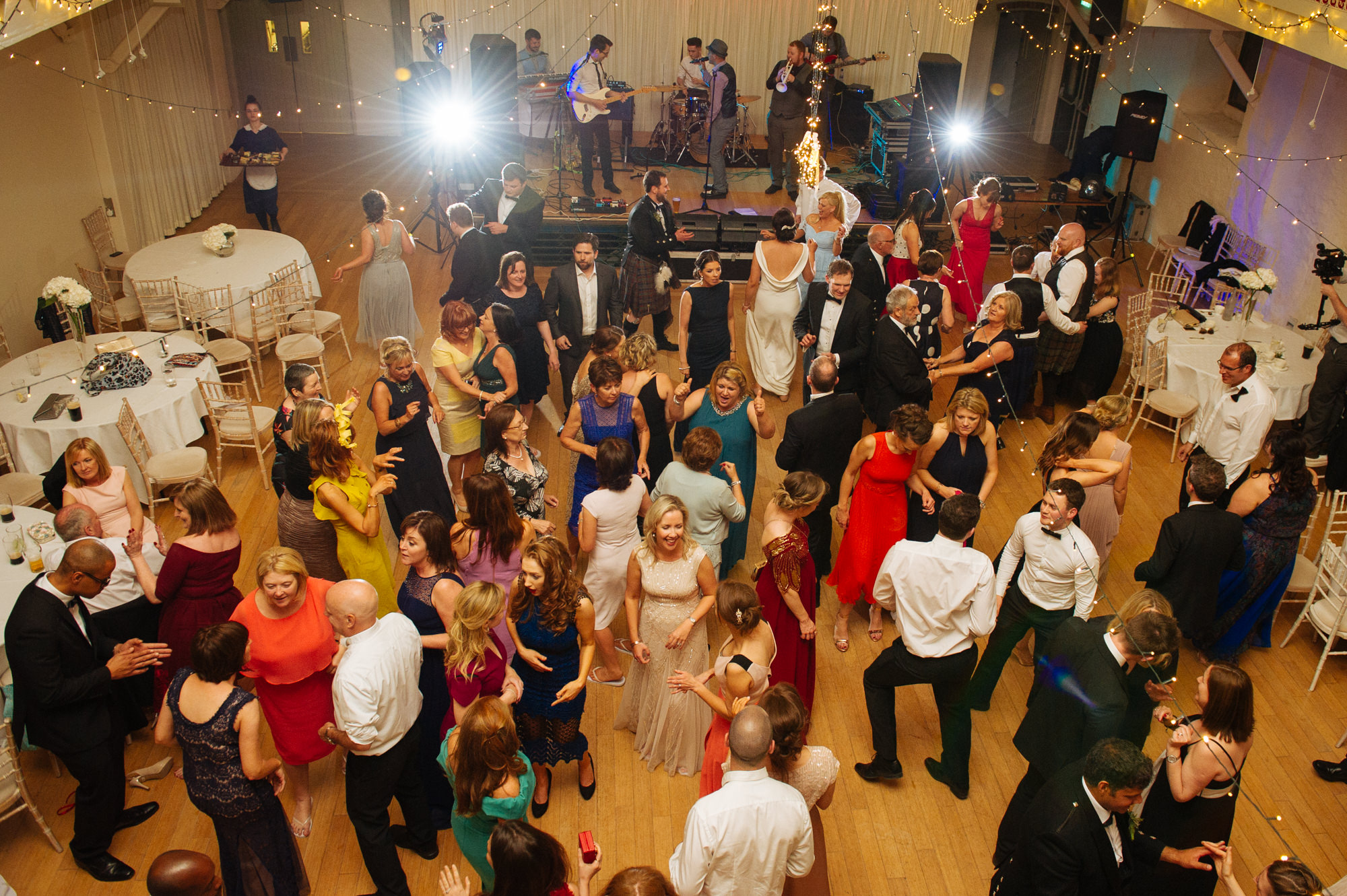 wedding dancing at the Grainstore, Ballymaloe